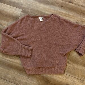 COZY MAUVE OVERSIZED SWEATER